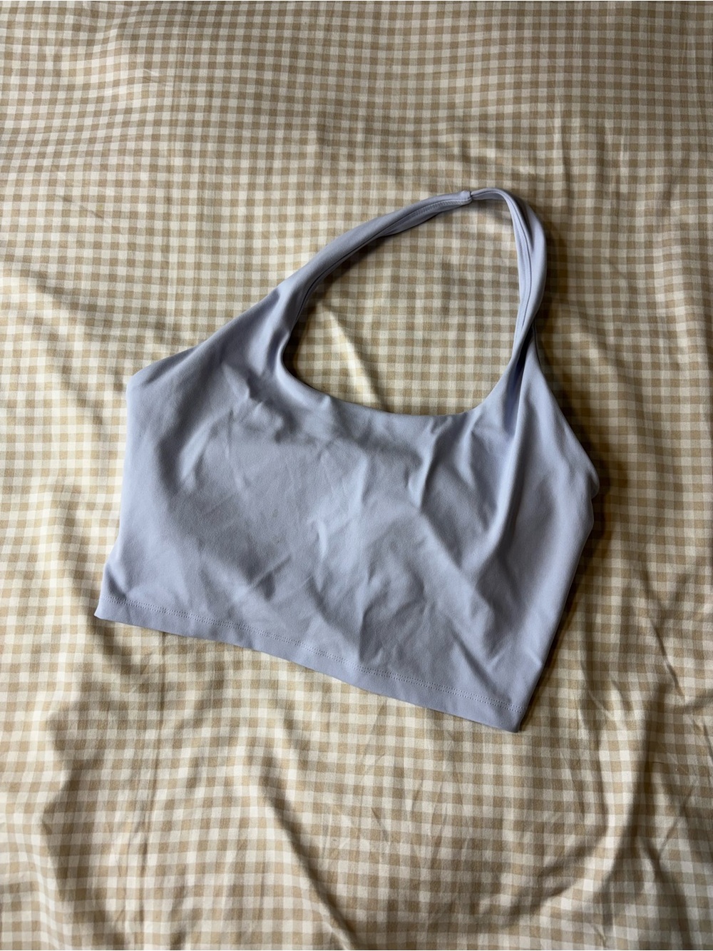 Seamless Halter Top Backless
